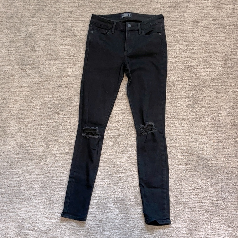Abercrombie Harper Super Skinny black jeans